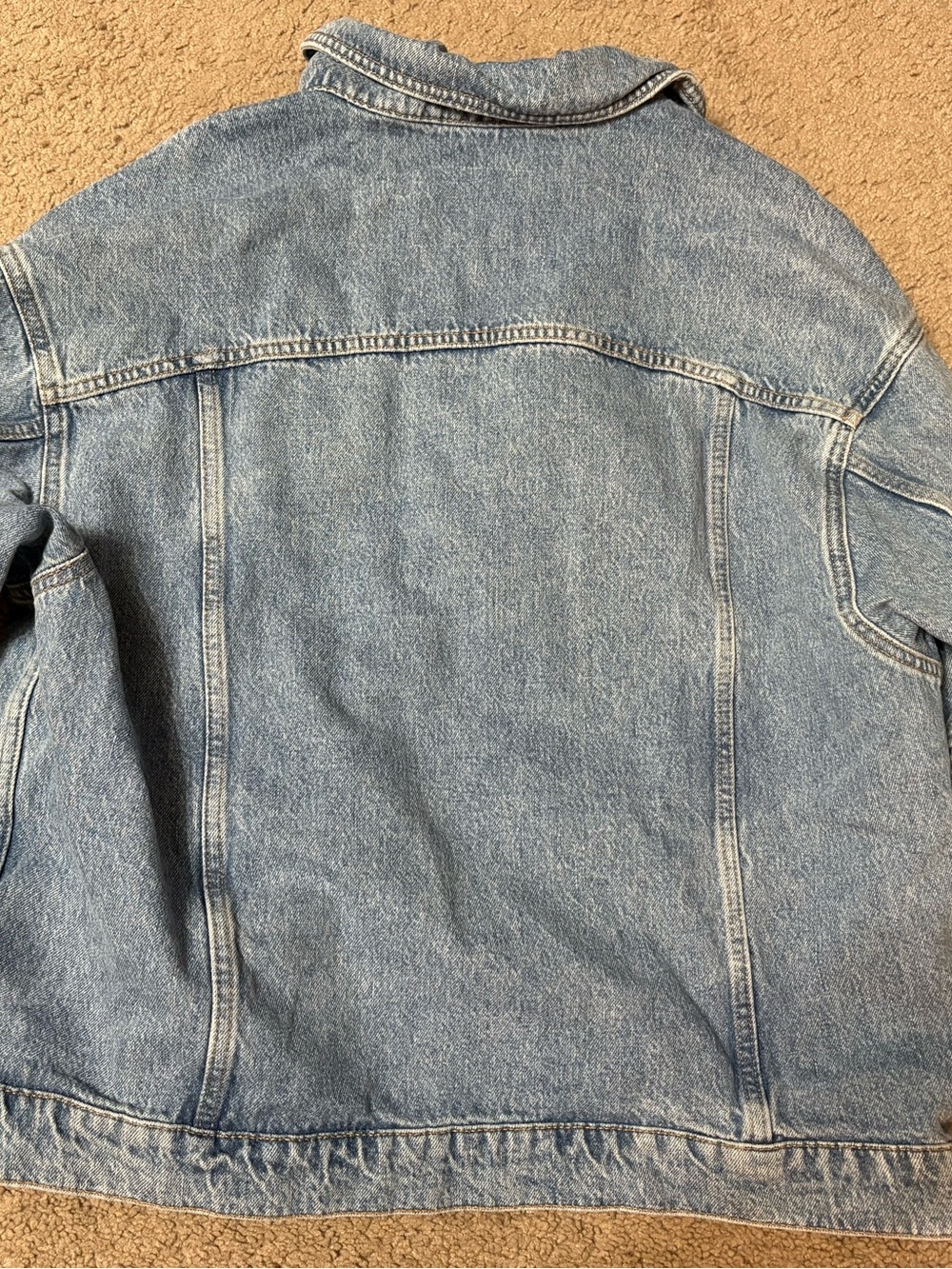 PILCRO Anthropologie The Weston Boyfriend oversized Jean jacket size medium - Picture 6 of 16